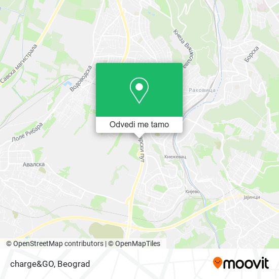 charge&GO mapa