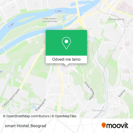 smart Hostel mapa