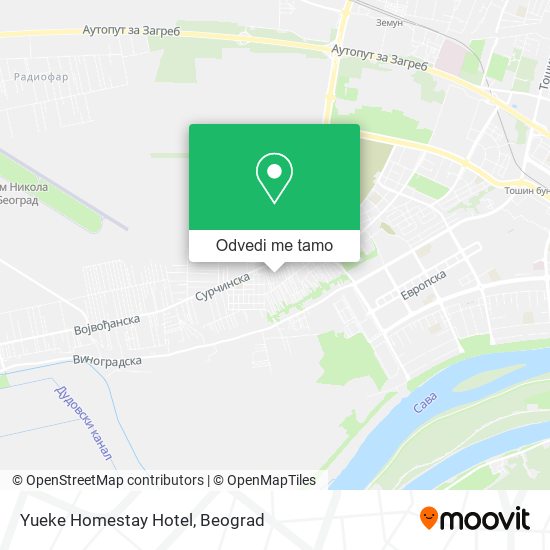 Yueke Homestay Hotel mapa