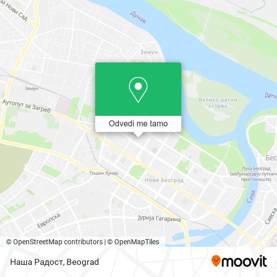 Наша Радост mapa