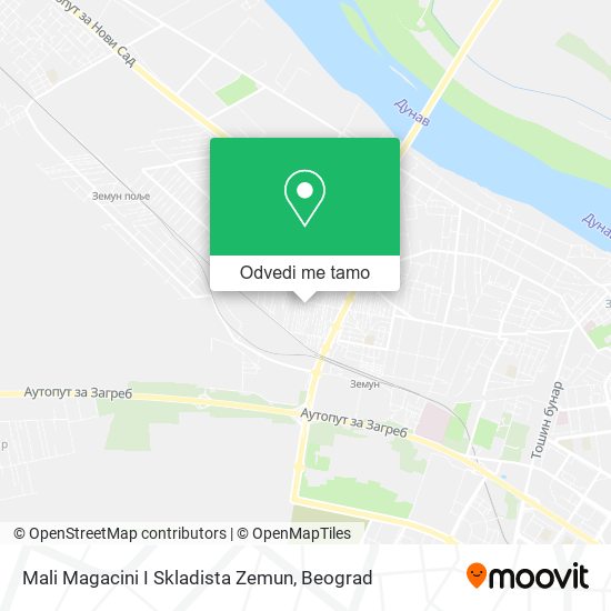 Mali Magacini I Skladista Zemun mapa