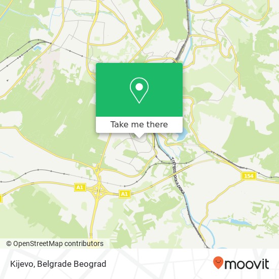 Kijevo mapa