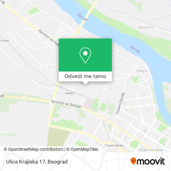 Ulica Krajiska 17 mapa