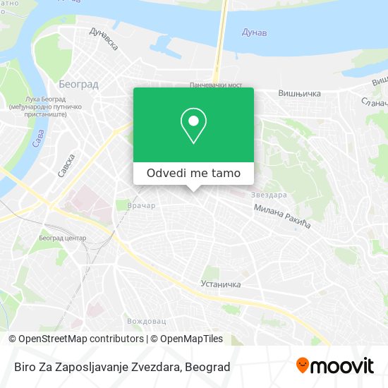 Biro Za Zaposljavanje Zvezdara mapa