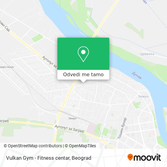 Vulkan Gym - Fitness centar mapa