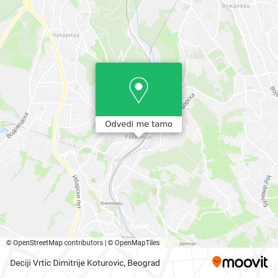 Deciji Vrtic Dimitrije Koturovic mapa