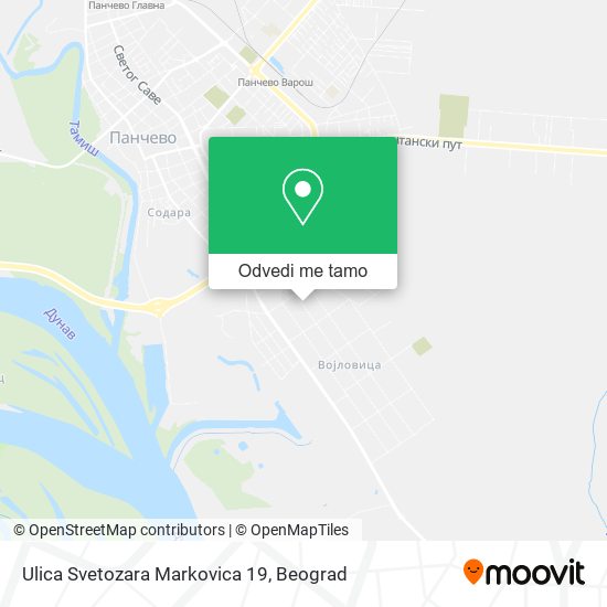 Ulica Svetozara Markovica 19 mapa