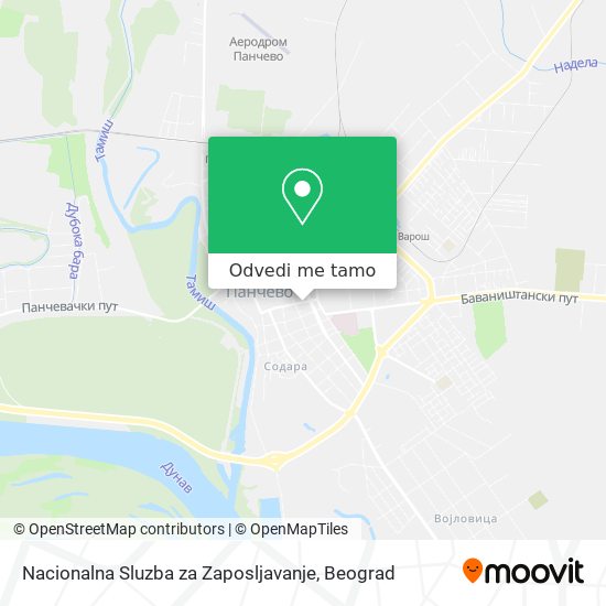 Nacionalna Sluzba za Zaposljavanje mapa