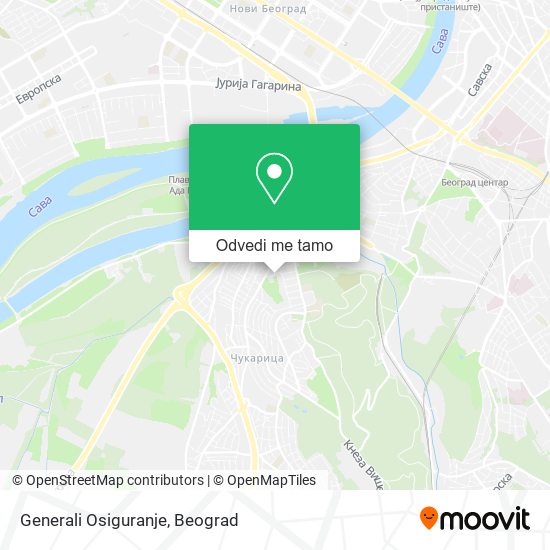 Generali Osiguranje mapa