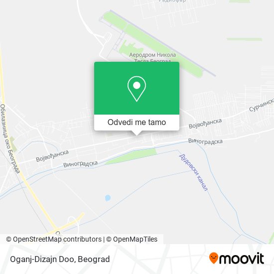 Oganj-Dizajn Doo mapa