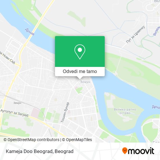 Kameja Doo Beograd mapa