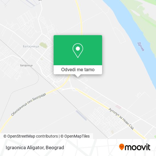 Igraonica Aligator mapa