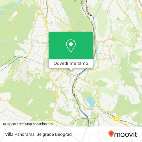 Villa Panorama mapa