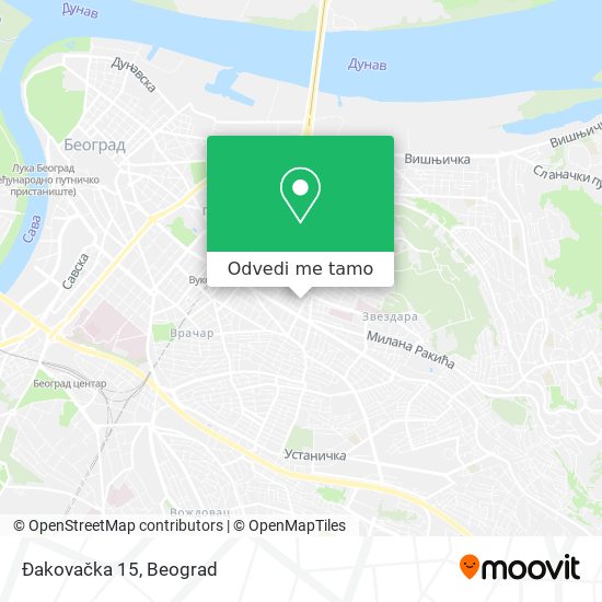 Đakovačka 15 mapa