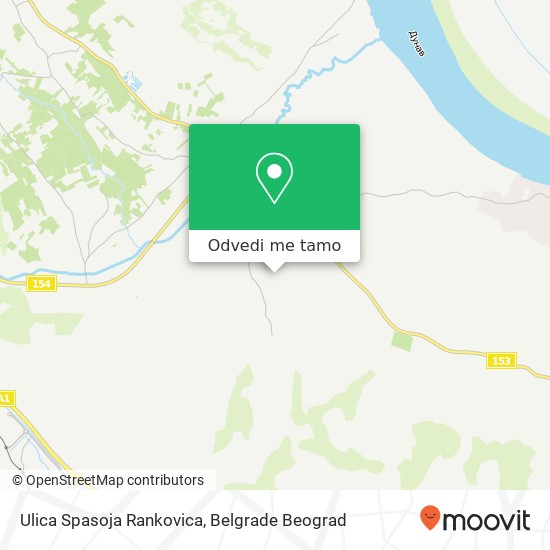 Ulica Spasoja Rankovica mapa