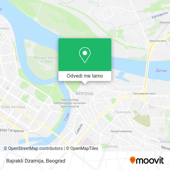 Bajrakli Dzamija mapa