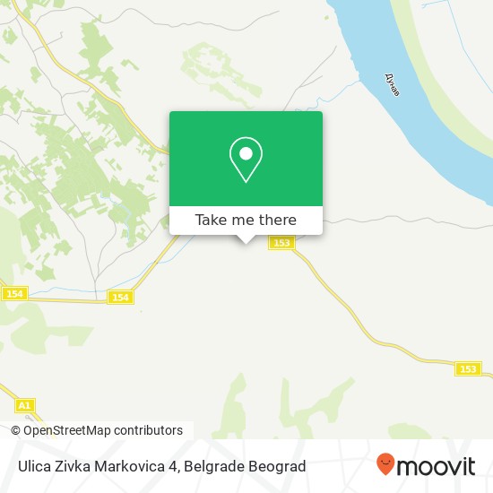 Ulica Zivka Markovica 4 mapa