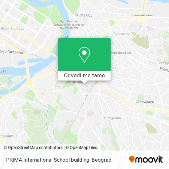 PRIMA International School building mapa