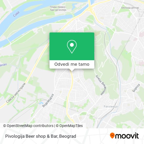 Pivologija Beer shop & Bar mapa