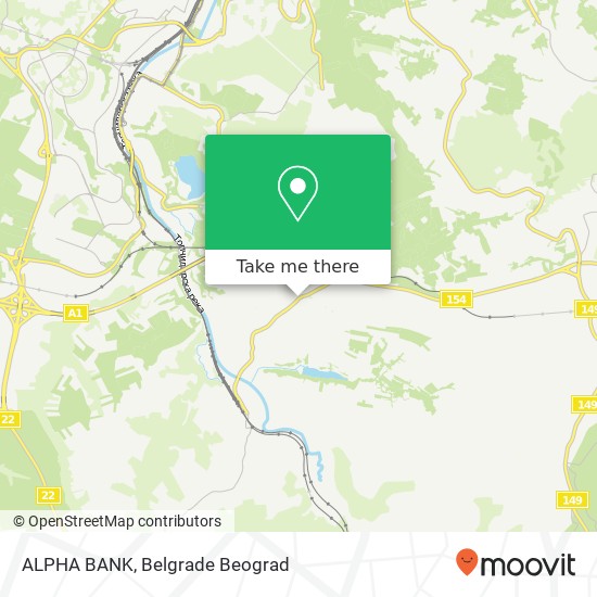 ALPHA BANK mapa