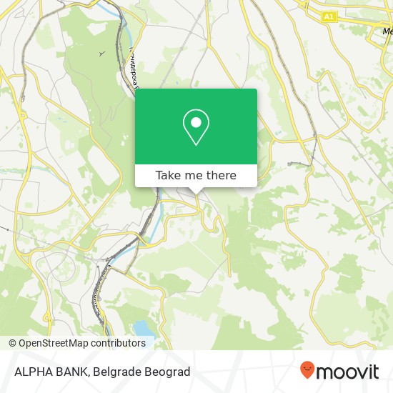 ALPHA BANK mapa