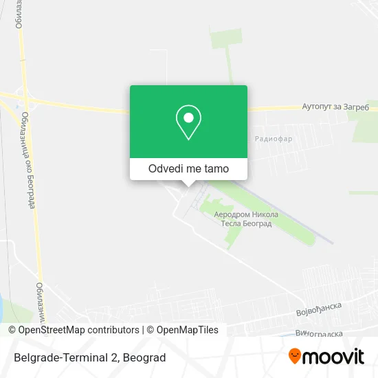 Belgrade-Terminal 2 mapa