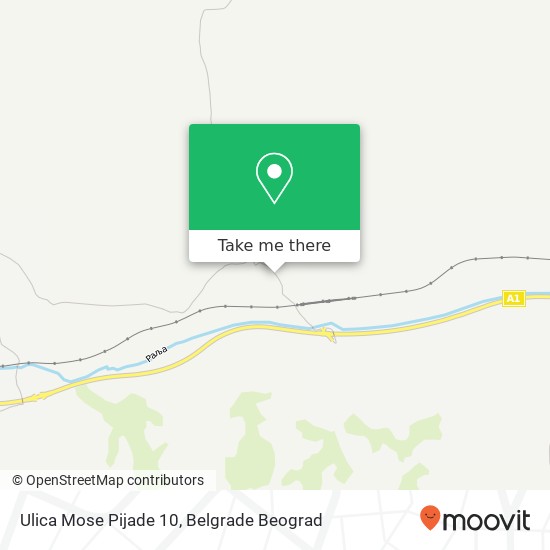 Ulica Mose Pijade 10 mapa