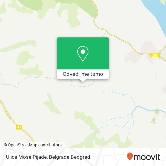 Ulica Mose Pijade mapa