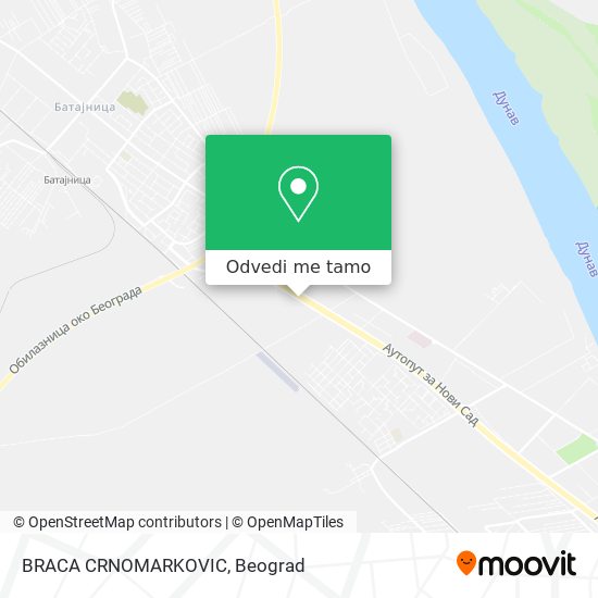 BRACA CRNOMARKOVIC mapa