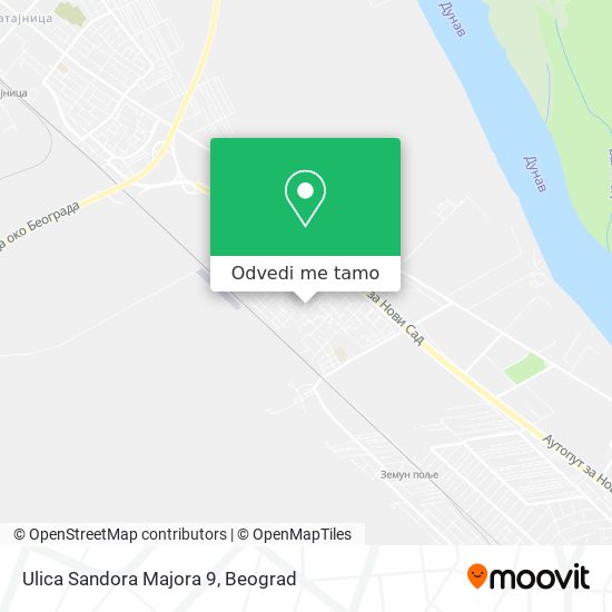 Ulica Sandora Majora 9 mapa