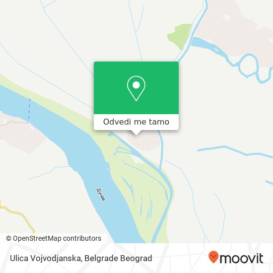 Ulica Vojvodjanska mapa