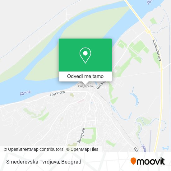 Smederevska Tvrdjava mapa