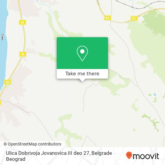 Ulica Dobrivoja Jovanovica III deo 27 mapa