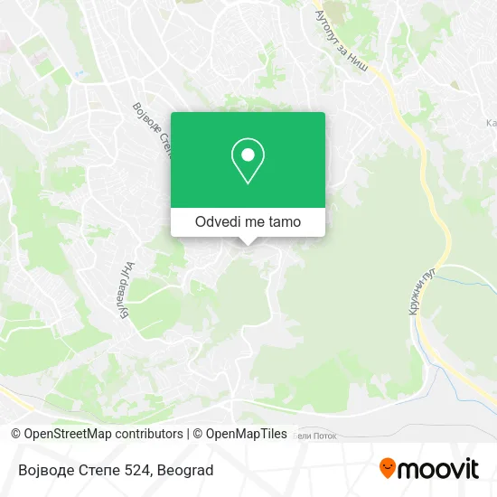 Војводе Степе 524 mapa