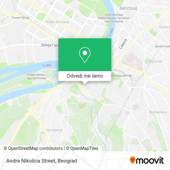 Andre Nikolica Street mapa