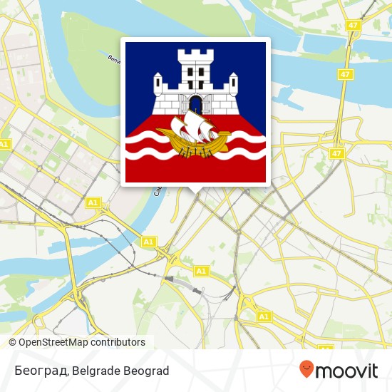 Београд mapa