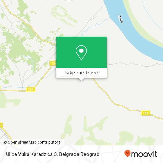 Ulica Vuka Karadzica 3 mapa