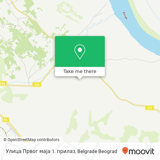 Улица Првог маја 1. прилаз mapa