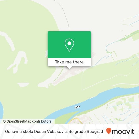 Osnovna skola Dusan Vukasovic mapa