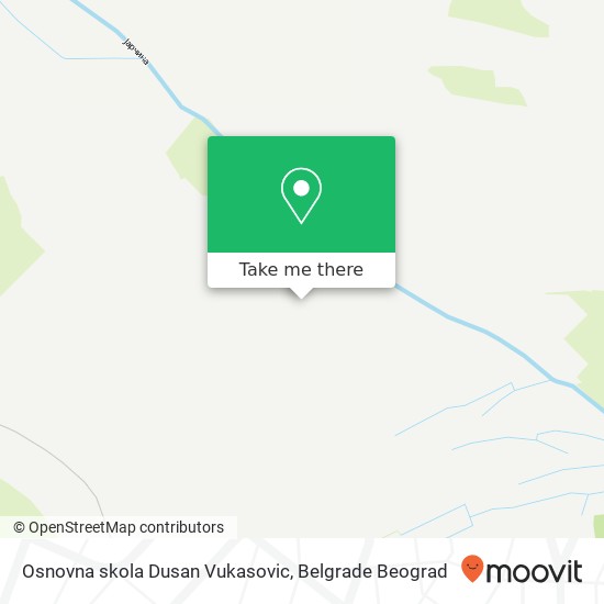 Osnovna skola Dusan Vukasovic mapa