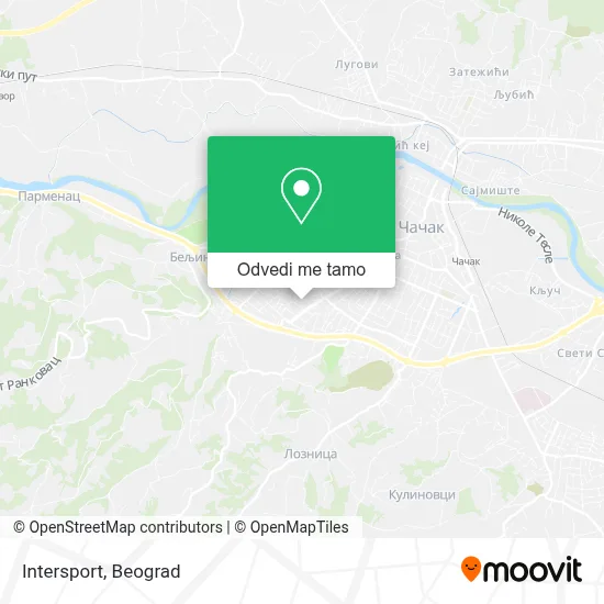 Intersport mapa