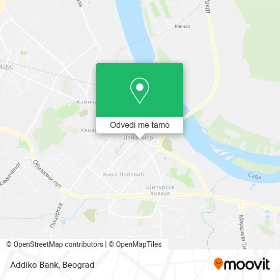 Addiko Bank mapa