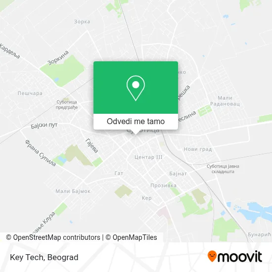 Key Tech mapa