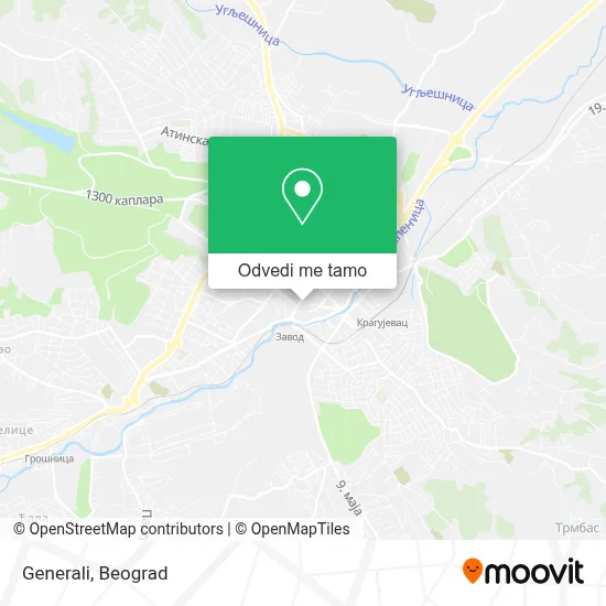 Generali mapa