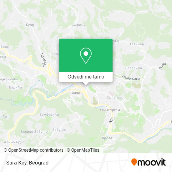 Sara Key mapa