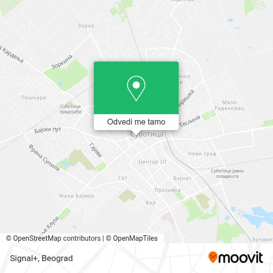 Signal+ mapa