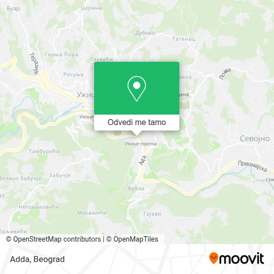 Adda mapa