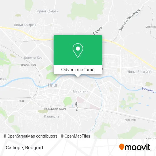 Calliope mapa