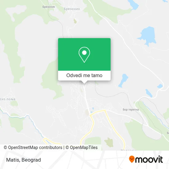 Matis mapa