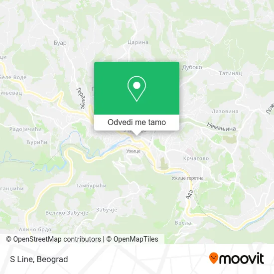 S Line mapa
